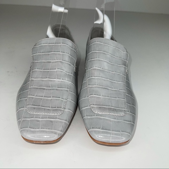 Jeffery Campbell Marko Gray Crocodile Loafer 7.5 - Picture 4 of 11